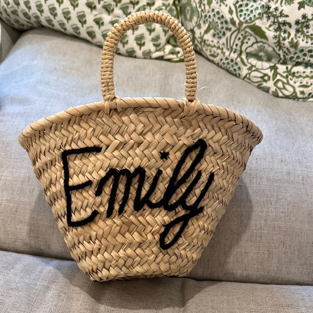 “Emily” Woven Tote Bag